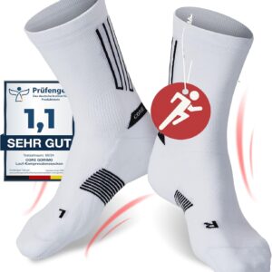 Core Gorimo – Komprimierung Laufsocken – Anti -Blisters -Schutz – Komprimierungssocken für Männer und Frauen für Laufen, Laufen und Sport