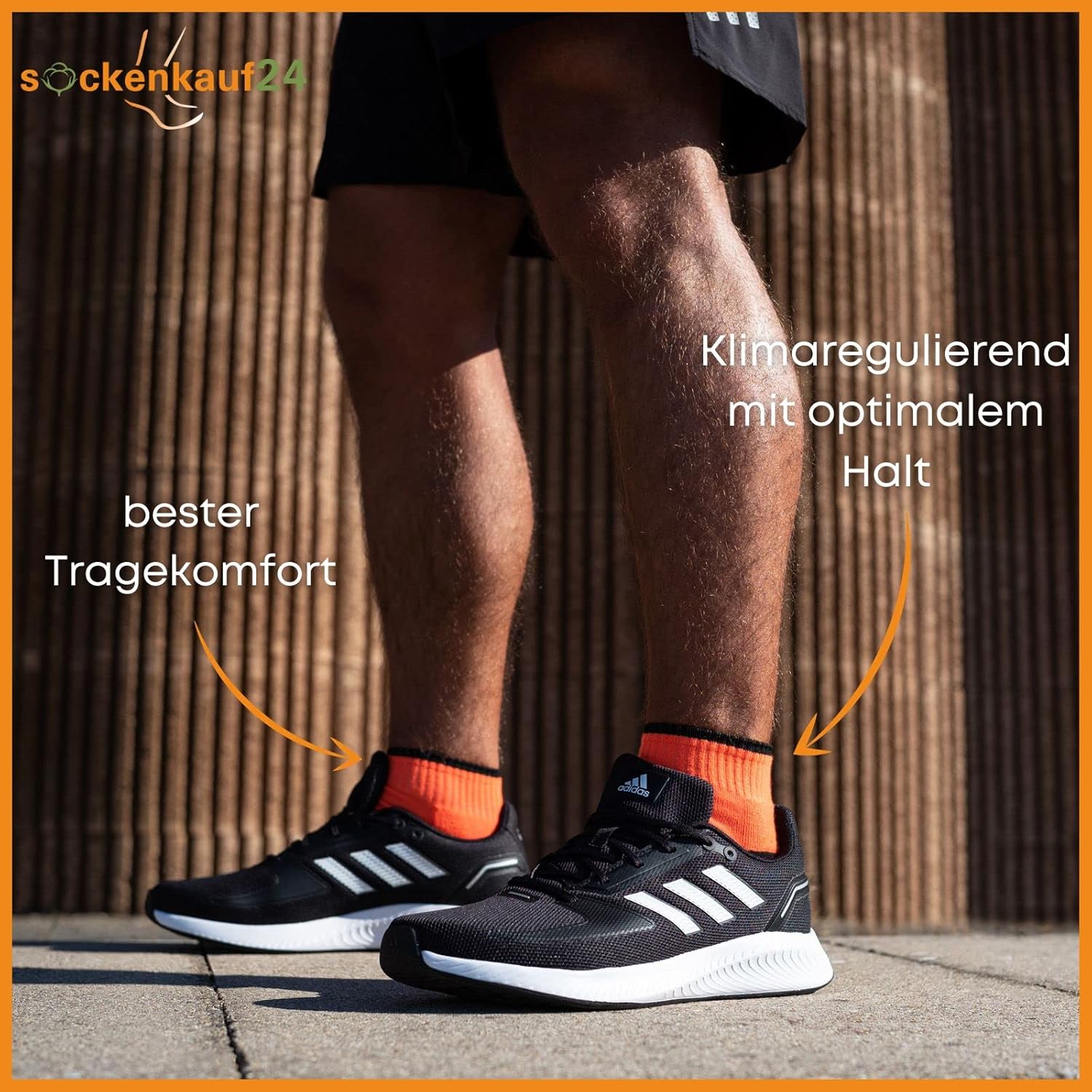 8 oder 12 Paar Sportsocken Männer Frauen Sneaker Socken Neon verstärkte Terry -Stoffsohle verstärkt – Bild 2