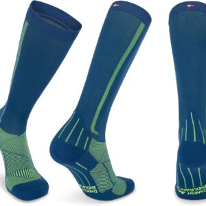 Dänische Ausdauersport-Kompressionsstrümpfe, Unterstützungsstrümpfe, 21-26 MMHG für Männer & Frauen