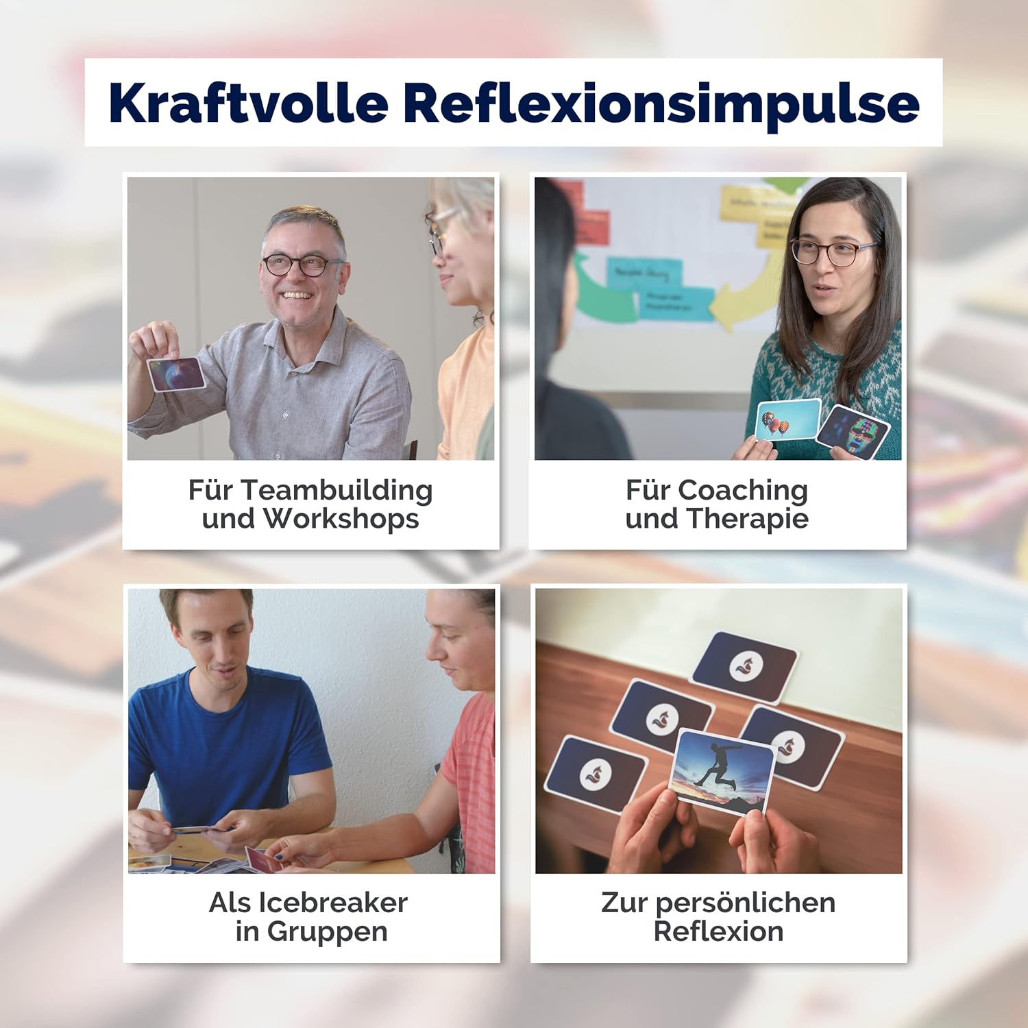 Coaching -Karten von Metafox 'Feeling Worlds' | 52 Bilderkarten für Coaching & Therapie | Beherrschen Sie Ihre Emotionen und entwickeln Sie emotionale Intelligenz – Bild 4