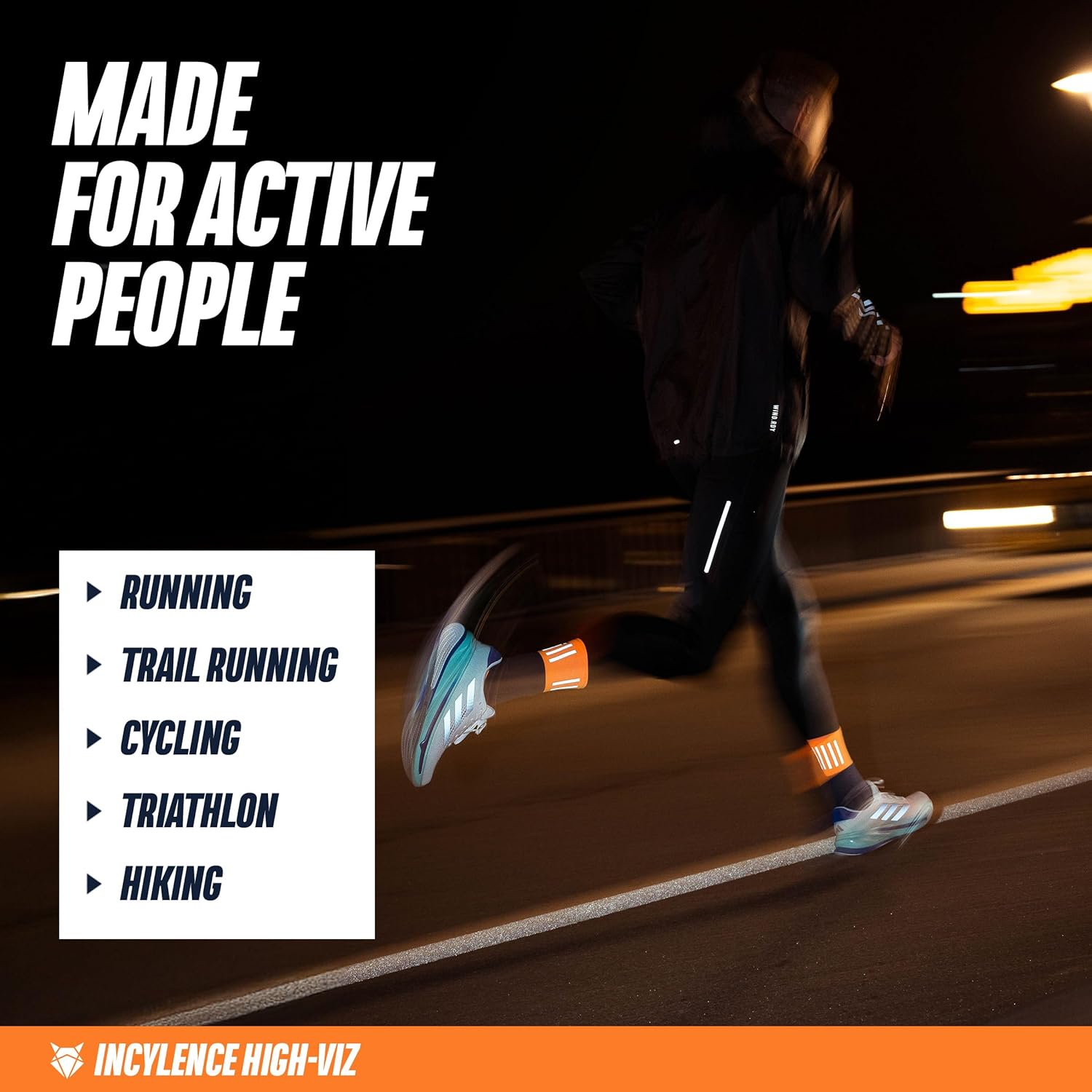 Unbekannte hohe Viz -Laufsocken mit Reflektoren - funktional und atmungsaktiv für maximale Sichtbarkeit - 1 Paar – Bild 6