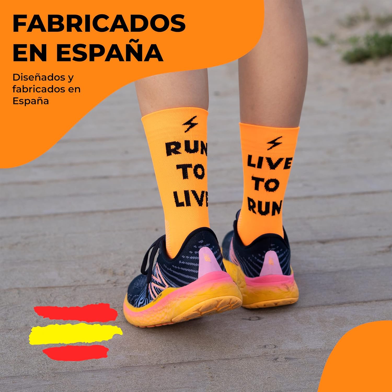 Technische Sportsocken atmungsaktive Drucksocken für Frauen Radsport Fitnessstudio funktionaler Triathlon – Bild 6