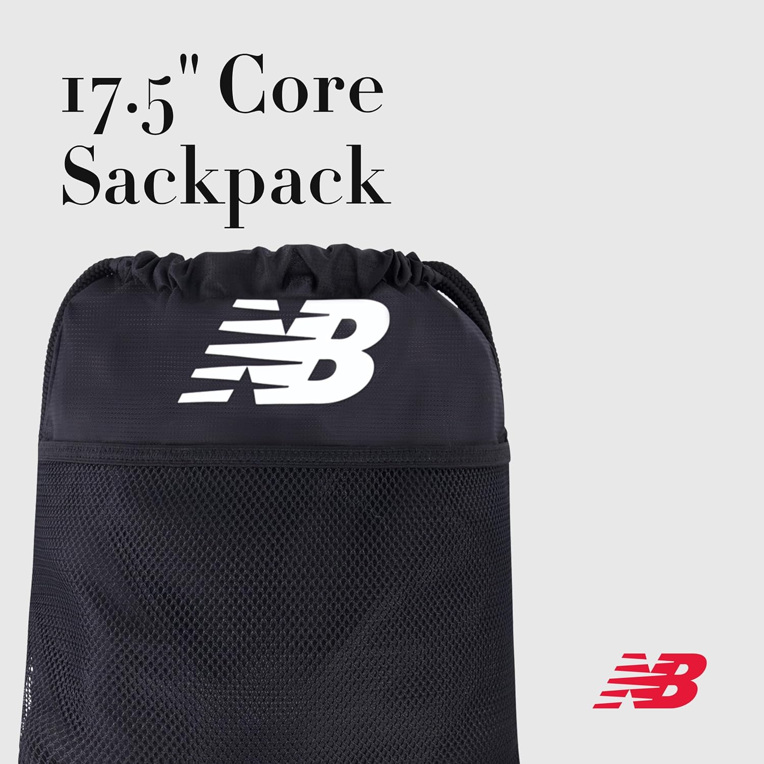 Konzept One New Balance Draw String Rucksack Sport Cinch Gymbag mit Schuhfach – Bild 2