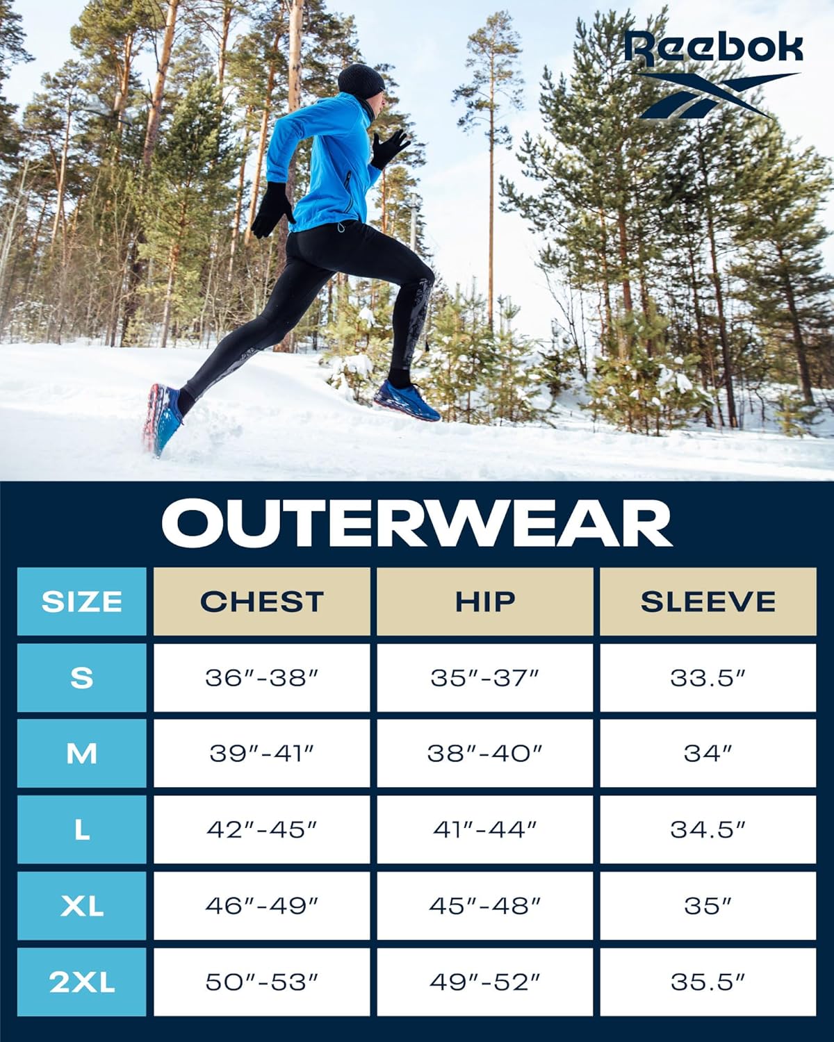 Reebok Herren Winterjacke - schwerer gesteppter Puffer Parka -Mantel - Wetterfeste Jacke für Männer (L -XXL), Schwarz, groß, schwarz – Bild 7