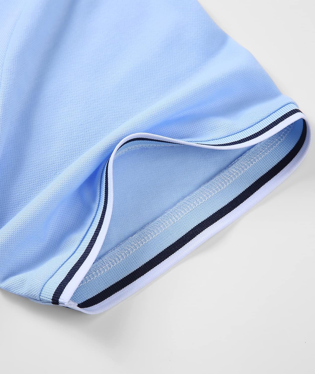 geeksport Herren Poloshirt Kurzarm Tennis Regular Fit Shirt Sport Schnelltrocknend Atmungsaktiv Polohemd Sommer Outdoor Golf T-Shirt – Bild 5