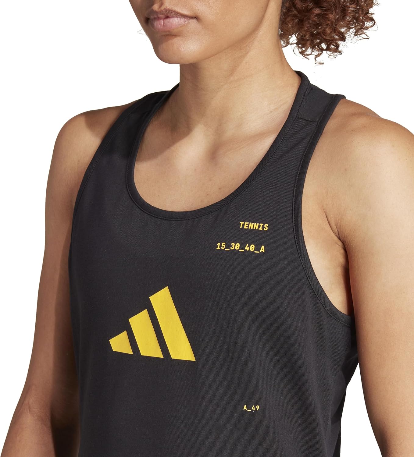 adidas Frauen aeroready Tenniskategorie Grafik -Tanktop, Schwarz, xs – Bild 2