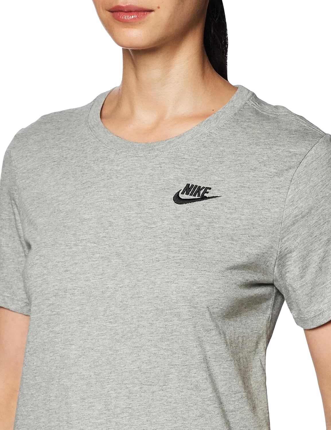 Nike Women's Club Fleece mit Kapuze -Sweatshirt Beige – Bild 3