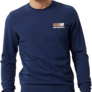 New Balance Herren NB Sport Core Plus Crew Sweater Lifestyle Top für Männer