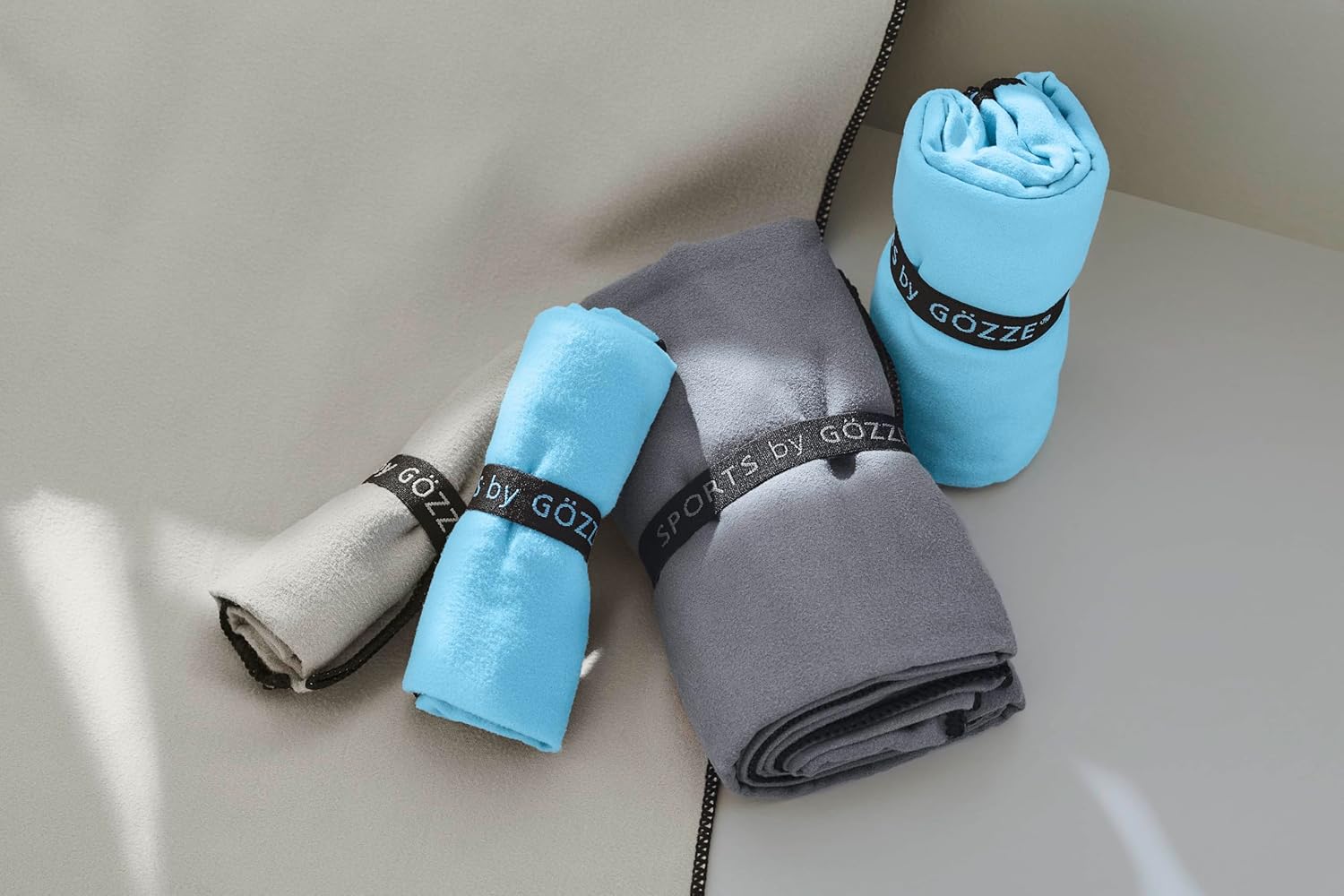 Legener Sporttuch Sauna Wrap mit Gurten 90% Polyester 10% Polyamid Fitness Serie 80 x 180 cm hohe Feuchtigkeitsabsorption Waschbar bei 60 Grad Sturztrocknen Anthrazit – Bild 4