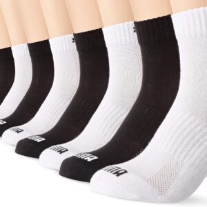 Puma Unisex gepolsterte Viertelsocken (Packung von 5)