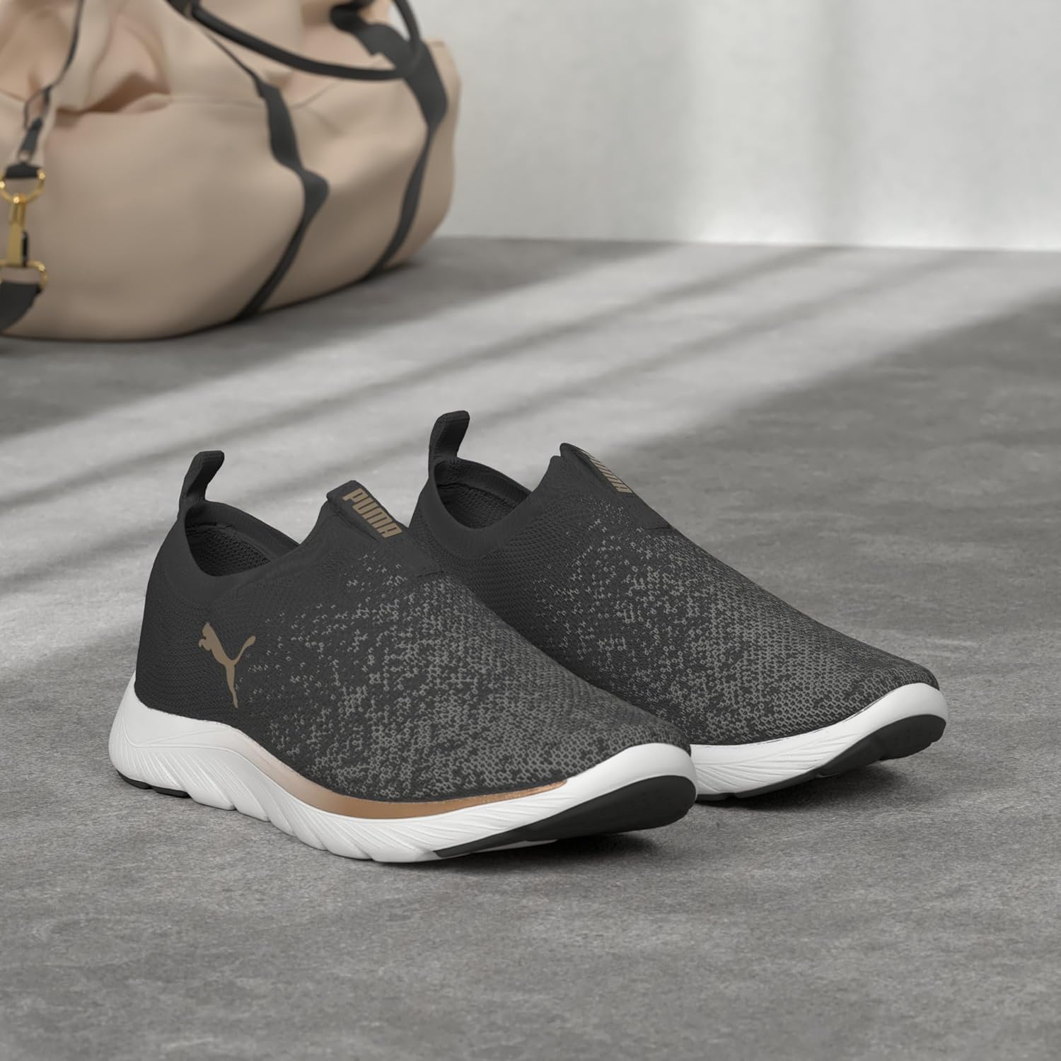 PUMA Damen Softride Remi Slip-on Knit WN's Straßen-Laufschuh – Bild 2