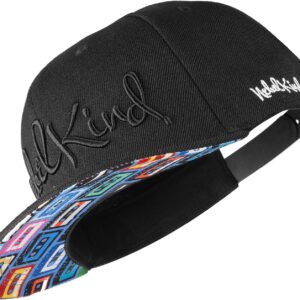 Nebelkind Snapback Cap Children’s Cap One Size Verstellbar Unisex hochwertige Baseballkappe Trendy Streetwear Street Baseball-Kappe mit geraftem Höhepunkt