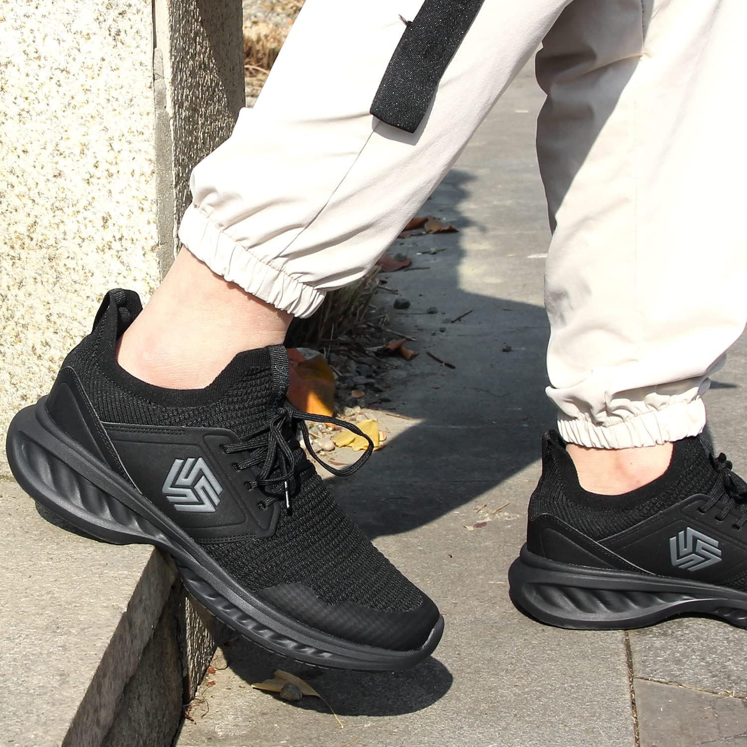 Giniros Herren -Laufschuhe, Trainer, Leicht, modisch, atmungsaktiv, für Sport, Tennis, Freizeit, Straße, Gehen, Fitness im Freien, Jogging -Schuhe – Bild 6