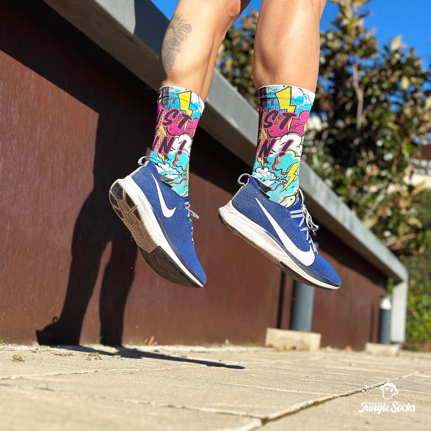 Jungle Socken Elite -Serie - Hochleistungsläufe Socken, atmungsaktiv, komprimiert und verstärkt – Bild 3