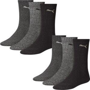 Puma Unisex Sports Socken, Packung von 3, 35-38, Weiß-Sockshosiery 43-46