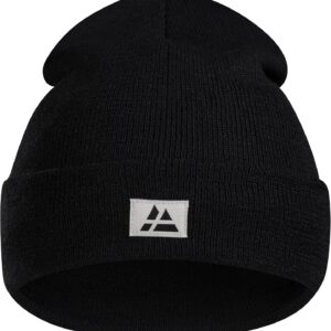 Dänischer Ausdauerklassiker Beanie aus recyceltem Polyester für Männer und Frauen, klassischer Unisex -Hut, weich, dehnbar, nachhaltig.