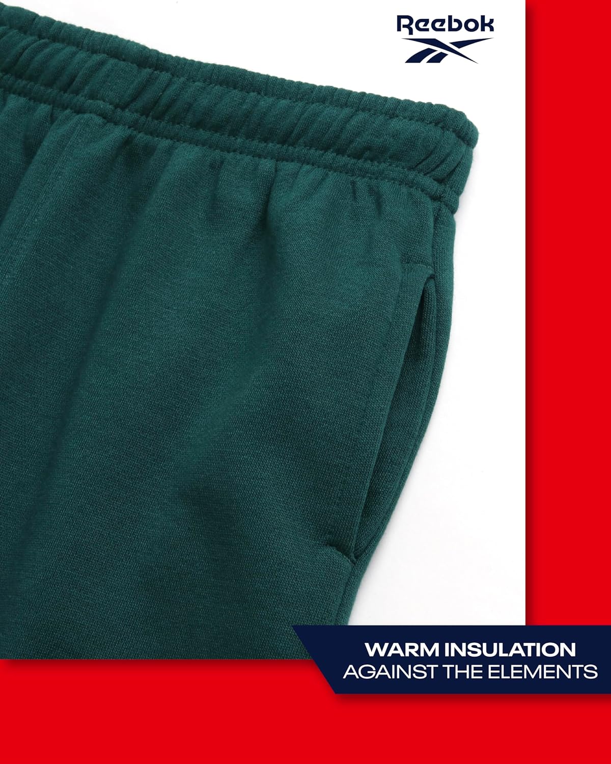 Reebok Boys Jogging Bottoms - Soft Fleece Jogging Bottoms für Jungen - Klassische Fit Stylish Jogging Bottoms mit Taschen Größe 8-16 – Bild 4