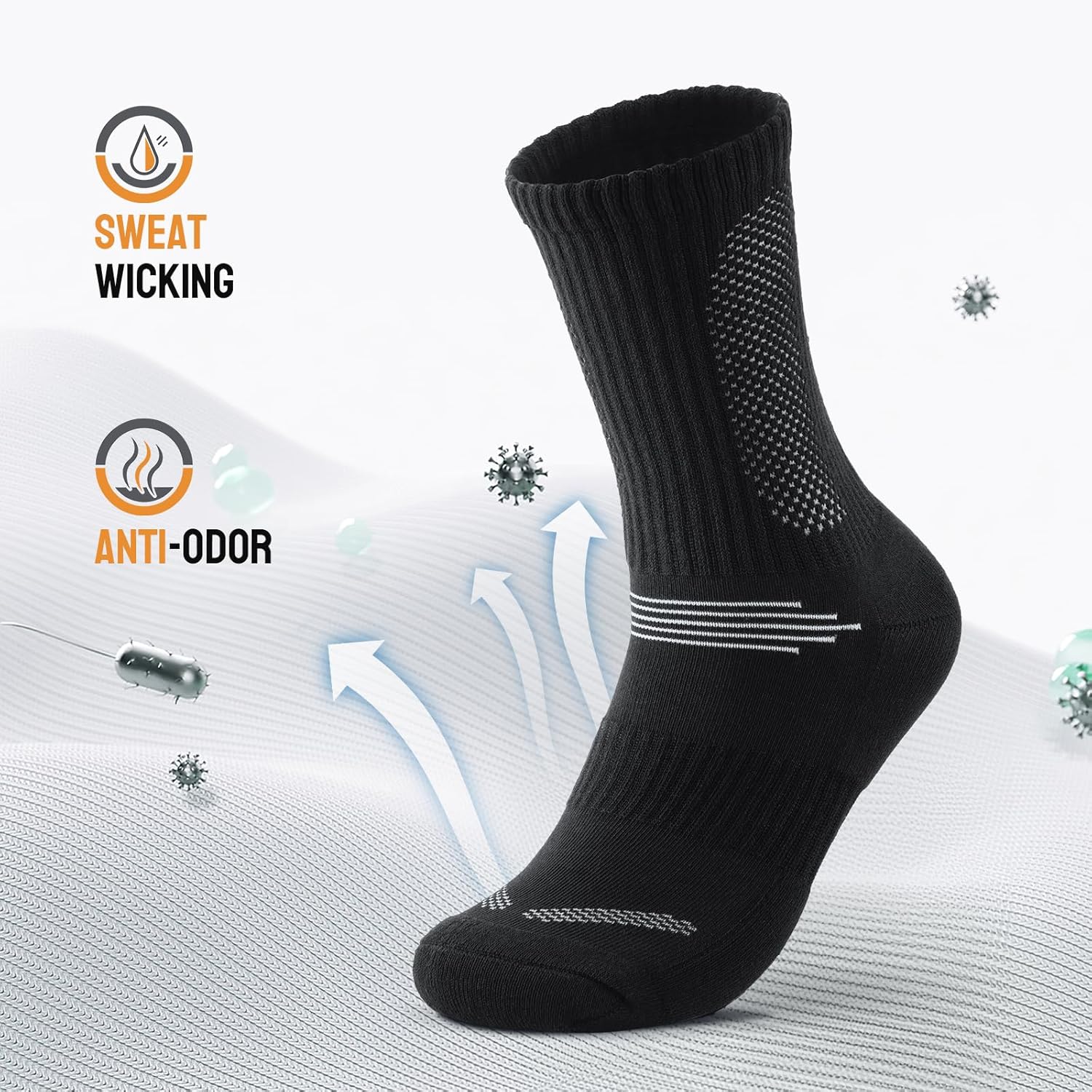 Chalier Frauen, Mädchen süße Socken, 5 Paare, farbenfrohe Baumwollsocken mit lustigen Tieren, vielseitig – Bild 5