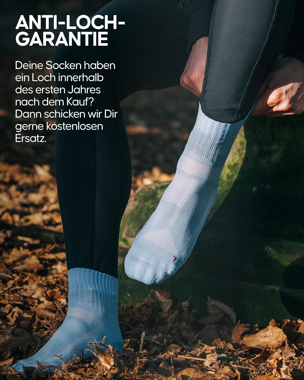 Dänische Ausdauer Viertel Laufsocken, 3 Paare Knöchel -High -Sports -Socken, leichte Komprimierung, atmungsaktiv und gepolstert, Unisex, für Männer und Frauen – Bild 4