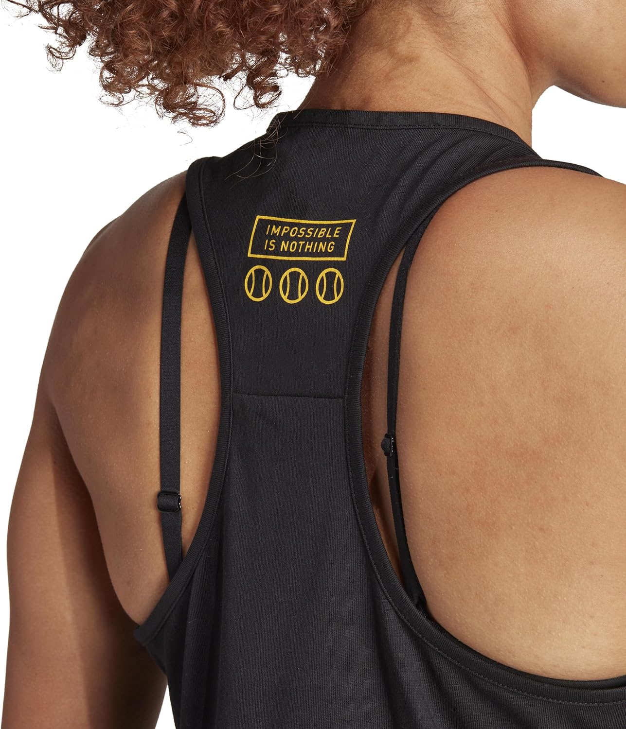 adidas Frauen aeroready Tenniskategorie Grafik -Tanktop, Schwarz, xs – Bild 3