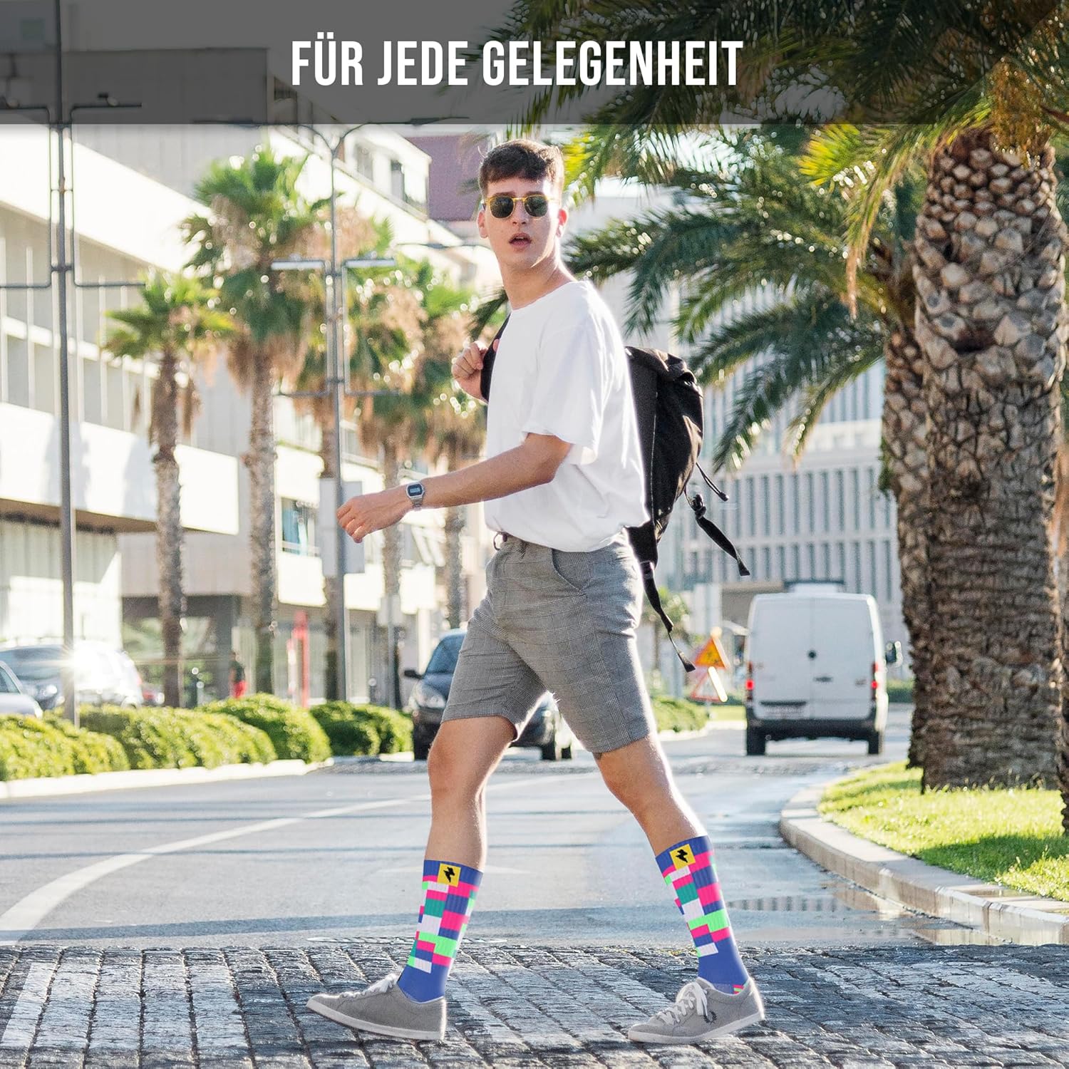 Epische Ray Sports Socken für Männer und Frauen - ideale Socken für Laufen, Basketball, Radfahren und Padel Socken – Bild 7