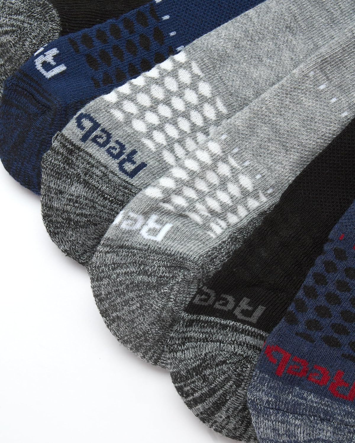 Reebok Herren Sports Socken - Kissen Hochviertel -Socken (Packung von 6) – Bild 5