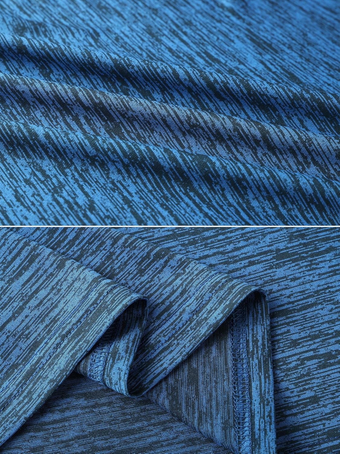 Peakwell Herren Sport T-Shirt Kurzarm funktionelles Hemd mit reflektierenden Streifen für Fitness, Training, Fitnessstudio – Bild 5