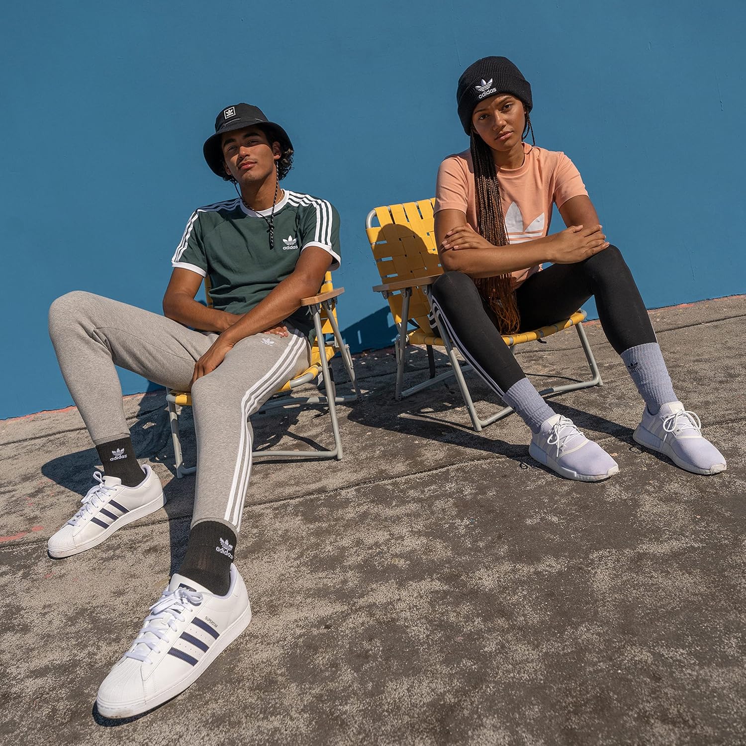 adidas originale Männer gemischte Grafiken gepolsterte Colhioned Crew Socken (3 Paar) Crew -Socken – Bild 7