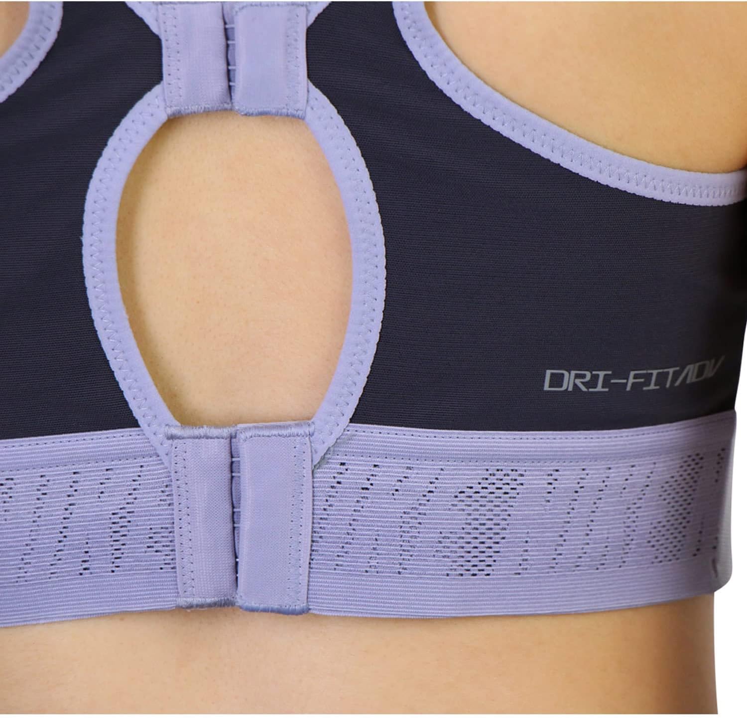 Nike Women's Alpha Sports Bra Gray XS, Indigo Haze/Höhle lila/in – Bild 3