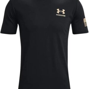 Under Armour Herren New Freedom Flag Camo T-Shirt, Halo Grey (014)/Wüstensand, X-Large, Halo Grey (014)/Wüstensand