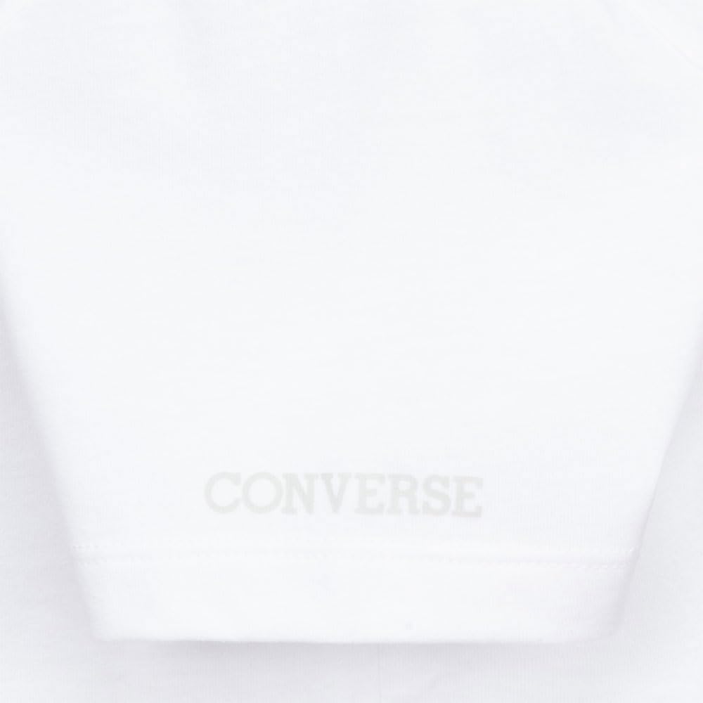 Converse Unisex Kinder CNV_4CG818-001-E1_S T-Shirt, weiß, S – Bild 4