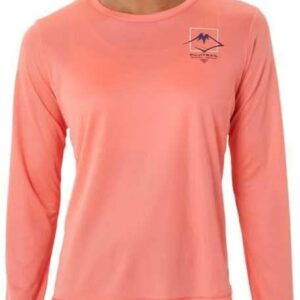 Asics Fujitrail Logo Langarm Top Damen Orange, Pink