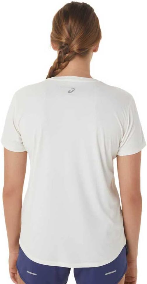 Asics Nagino Graphic Run Kurzarm Top Frauen Weiß, Weiß – Bild 2