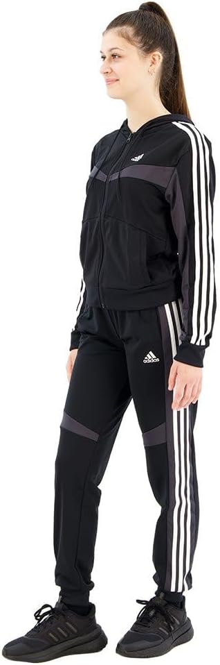adidas Frauen Boldblock Track Anzug Tracksuit – Bild 3