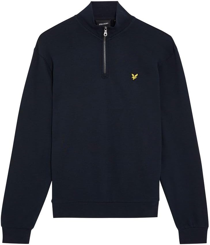 Lyle & Scott Premium Troyer Herren - 100% Baumwolle | Halbzip Sweatshirt mit Basic Design | XS-XXL – Bild 6