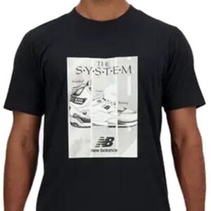 NEU BALAY MEN MEN DER ESSENTATIONS Kurzarm T -Shirt Black Marke Ean 0197375341569 groß, farbenfroh, l