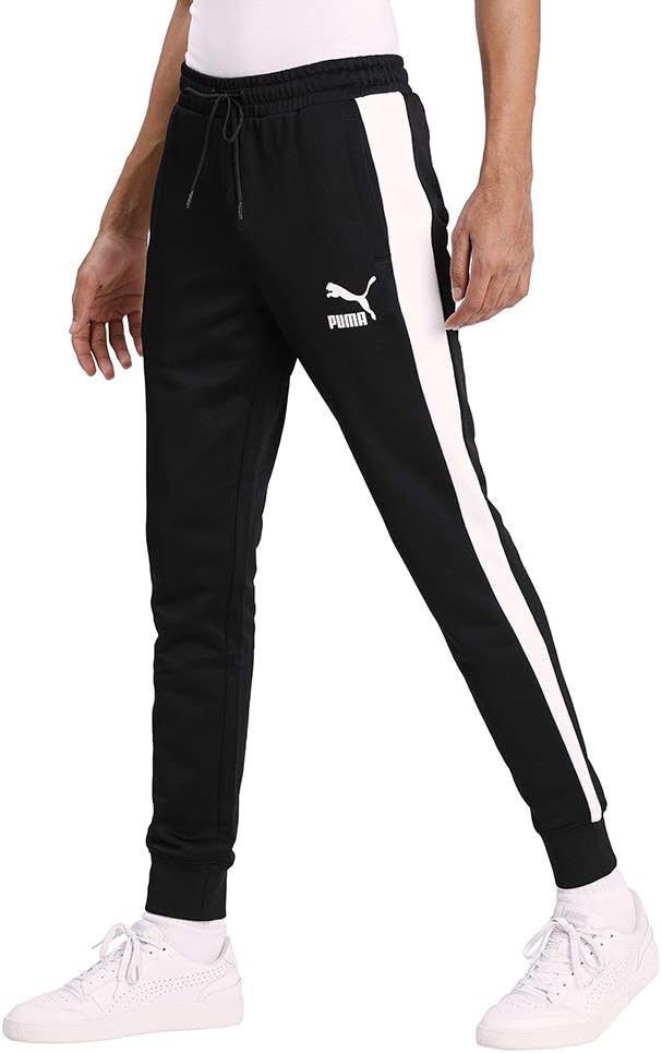 Puma Herren -Strickhose Ikonische T7 -Spurhose Pt, Schwarz – Bild 3