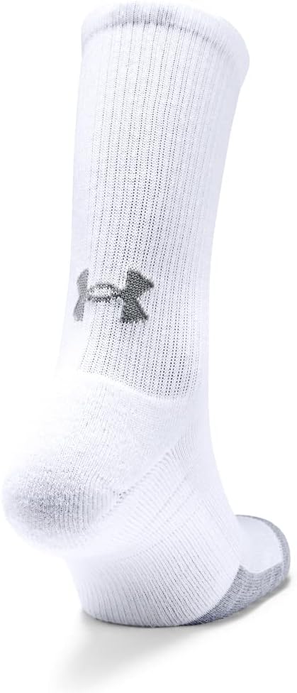 Under Armour Unisex UA Heatgear Crew atmungsaktive Sportsocken, 3 -Jährige, laufende Socken mit dynamischer Unterstützung und Flexibilität – Bild 3