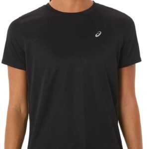 Asics Frauen Katakana Kurzärärmelte Running -Shirt schwarz – s, Performance schwarz