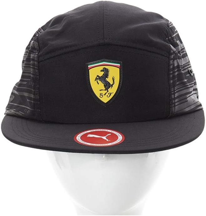 Puma Ferrari Fanwear Transformcap Schwarzer Kappe für Erwachsene, schwarz, eine Größe, Schwarz, Einheitsgröße – Bild 2