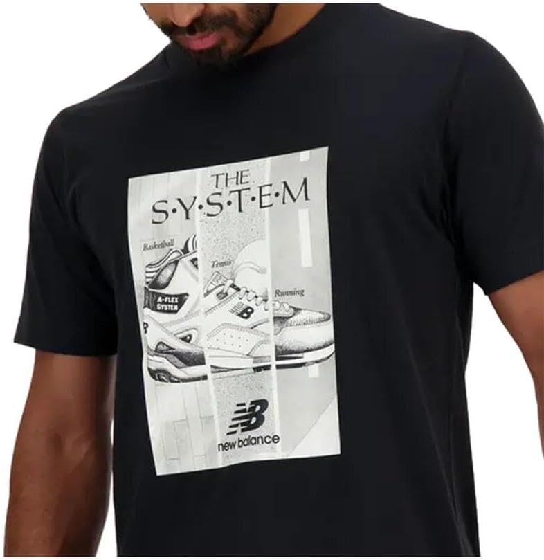 NEU BALAY MEN MEN DER ESSENTATIONS Kurzarm T -Shirt Black Marke Ean 0197375341569 groß, farbenfroh, l – Bild 3