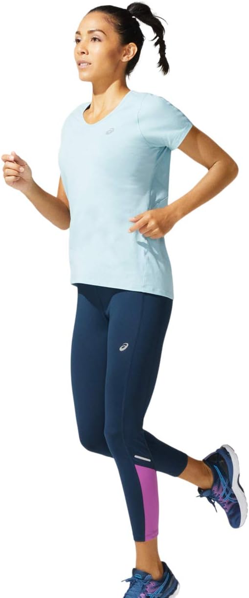 ASICS 2012a981 V-Ausschnitt SS Top French Blue/White Size S, Smoke Blue, s – Bild 6