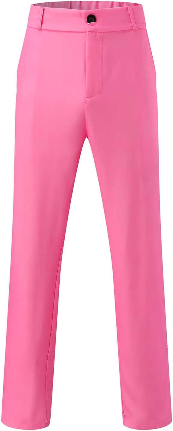 Generisch Casualhose Herren Langer Polyester Chinoshose Herren Schlanker Fit Stretch Jogging Böden mit Taschen Ladhosen Bunte Stoffhosen gerade Outdoor -Hosen moderne Arbeiten – Bild 3