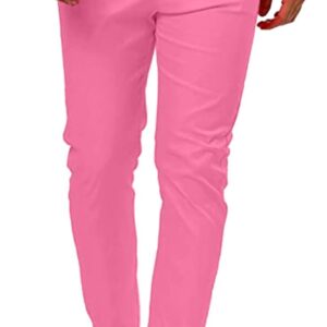 Generisch Casualhose Herren Langer Polyester Chinoshose Herren Schlanker Fit Stretch Jogging Böden mit Taschen Ladhosen Bunte Stoffhosen gerade Outdoor -Hosen moderne Arbeiten