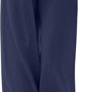 Generisch Leinenhosen Frauen Sommer Leichtes Haremhose Weitbein Hosen lässige Musselin -Strandhose Loose Freizeithosen Palazzo Stoffhosen hohe Taillenflutungshosen mit