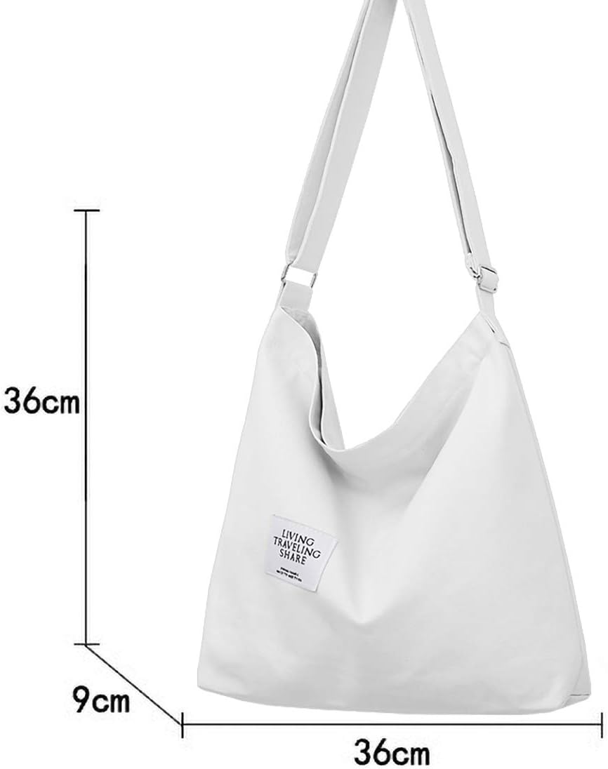 Zhengyue Frauen Umhängetasche, Leinwand -Hobo -Tasche, große Kapazitäts -Umhängetasche. – Bild 2