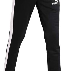 Puma Herren -Strickhose Ikonische T7 -Spurhose Pt, Schwarz