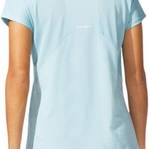 ASICS 2012a981 V-Ausschnitt SS Top French Blue/White Size S, Smoke Blue, s