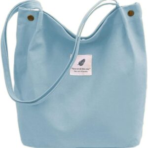 Oukesin Damen -Leinwand Umhängetasche Großkapazität Umhängetasche Schultourismus lässig lässig