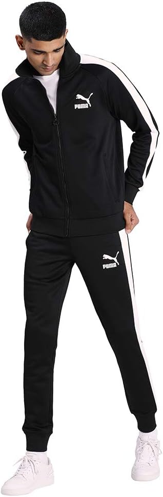 Puma Herren -Strickhose Ikonische T7 -Spurhose Pt, Schwarz – Bild 6